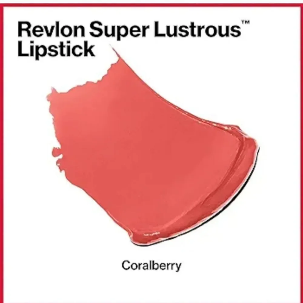 Revlon Super Lustrous Lipstick High Impact Moisturizing 674 Coral Berry